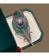XSB240 - Peacock Feather Saree Brooch